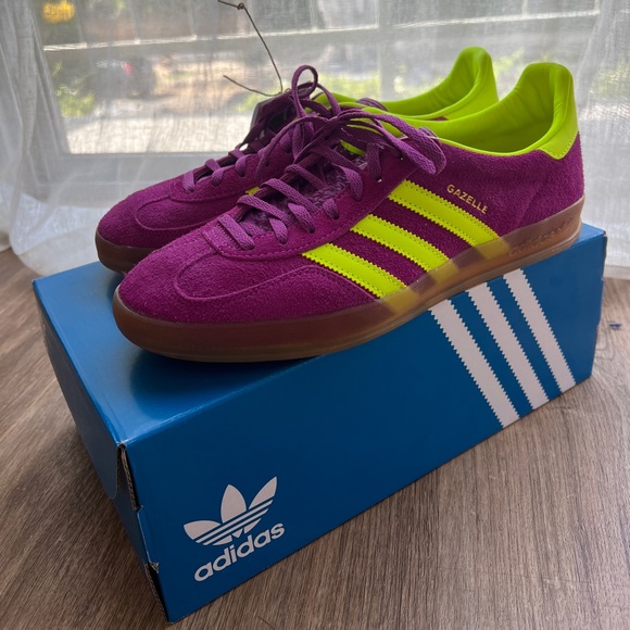adidas gazelle shock purple